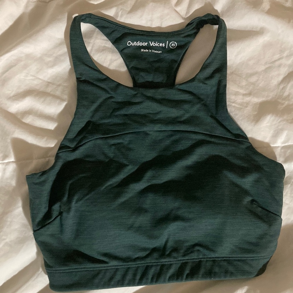 Outdoor Voices green sports bra sz XS